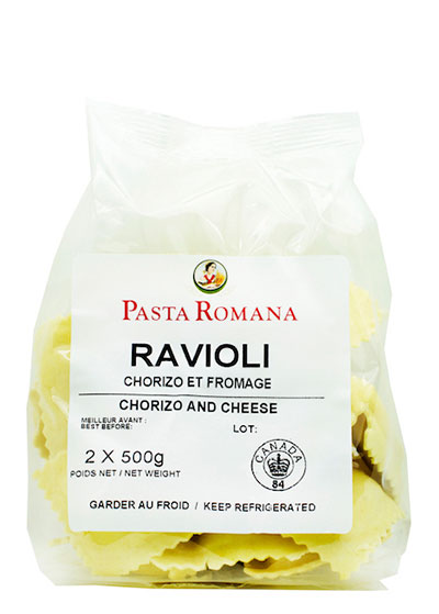 Ravioli Chorizo & Cheese
